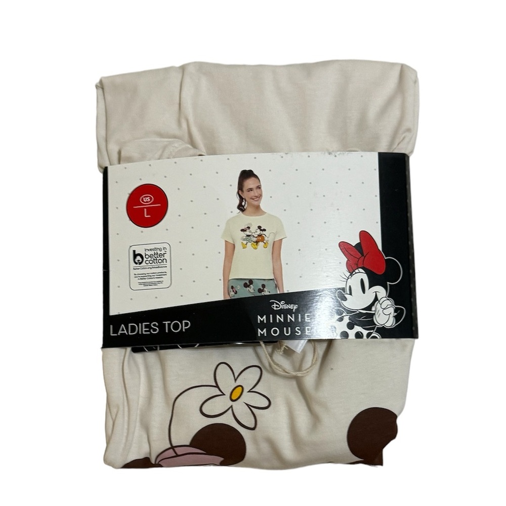 Disney Women’s Mickey Minnie Mouse Top T-shirt size large Aldi